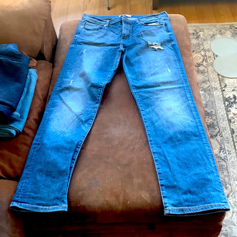 Banana republic jeans cropped ankle.